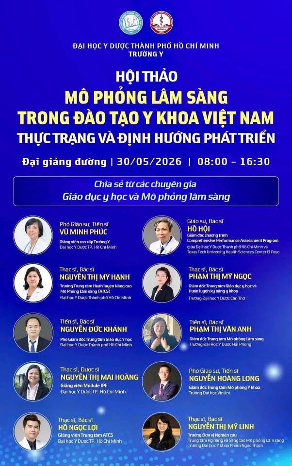 Hội thảo Mô phỏng lâm sàng trong đào tạo y khoa Việt Nam