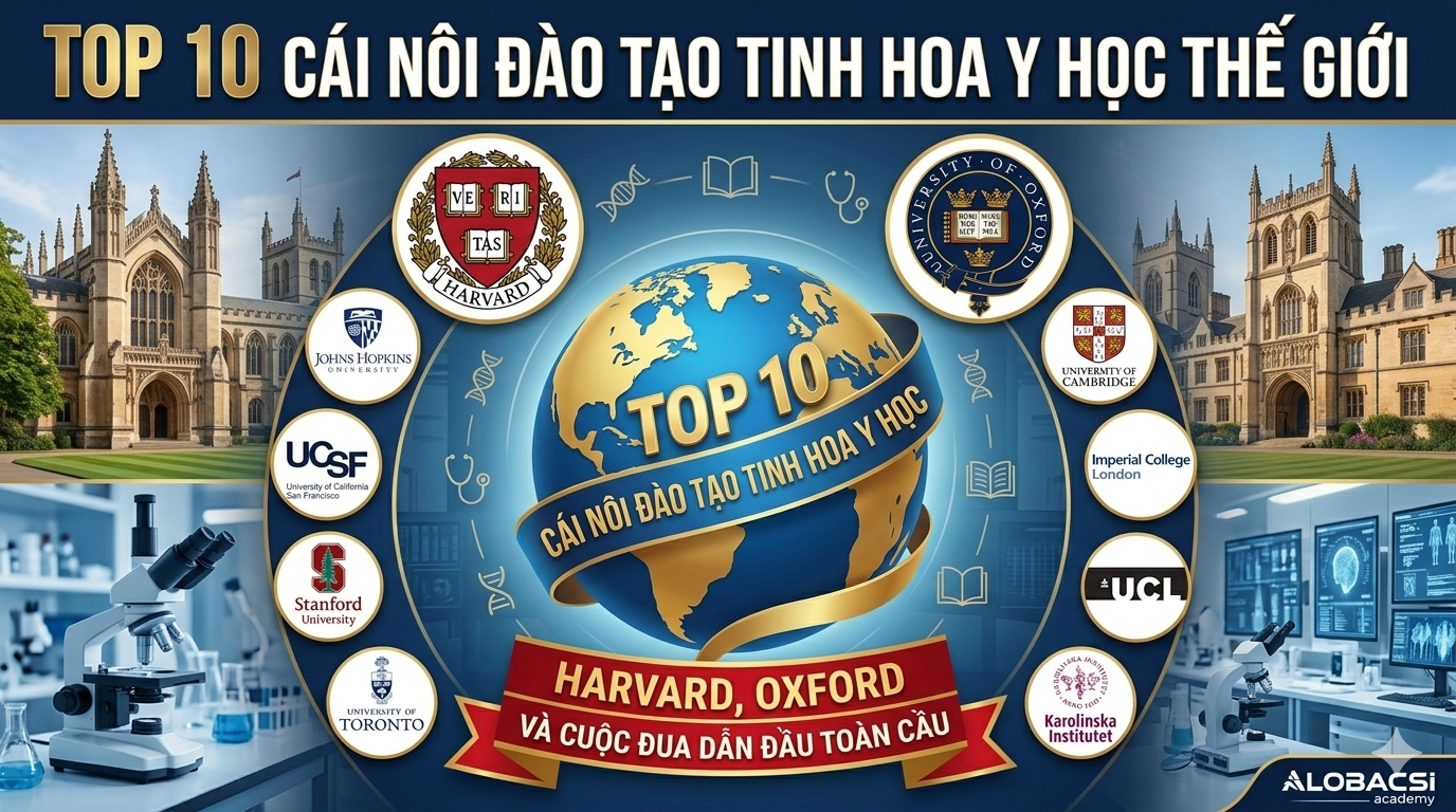 Top 10 “cái nôi” đào tạo tinh hoa y học thế giới: Harvard, Oxford và cuộc đua dẫn đầu toàn cầu