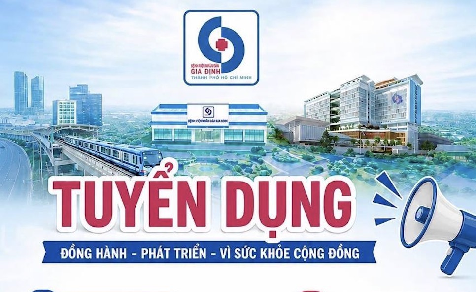 Bệnh viện Nhân dân Gia Định tuyển dụng bác sĩ ở 11 chuyên khoa cùng nhiều vị trí y tế