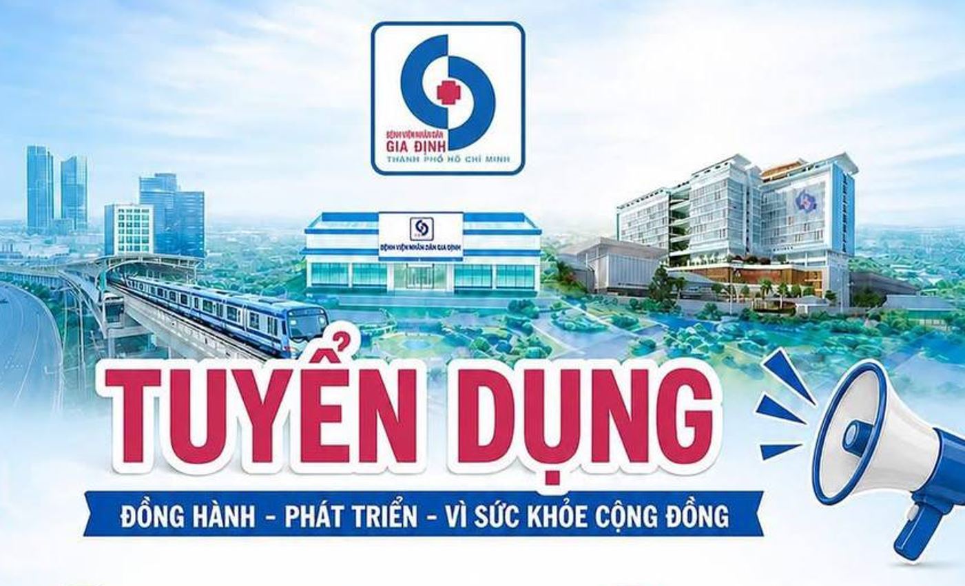 Bệnh viện Nhân dân Gia Định tuyển dụng 24 vị trí