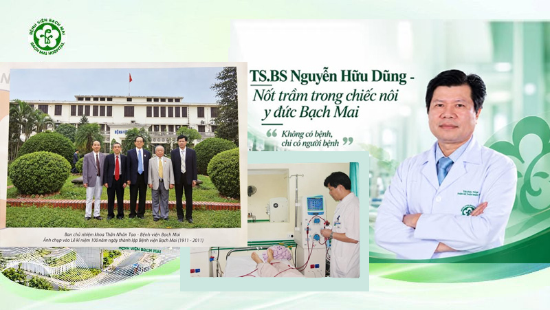 TS.BS Nguyễn Hữu Dũng - người đặt nền móng, đưa kỹ thuật HDF Online về Việt Nam