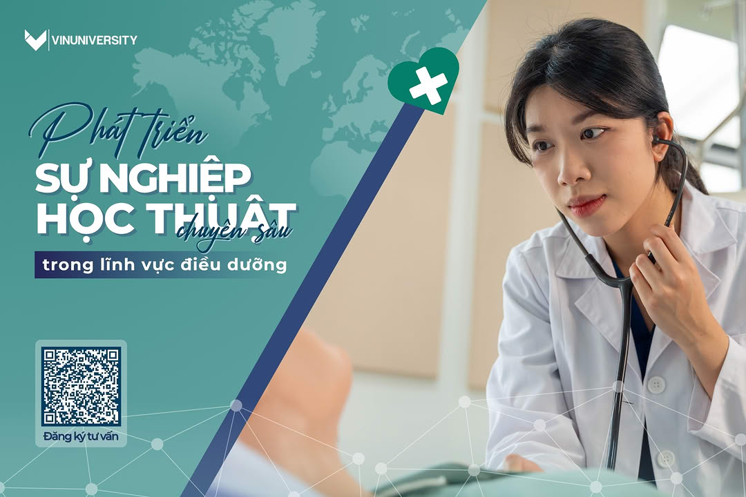 VinUni mở hướng nghiên cứu trong chương trình Thạc sĩ Điều dưỡng, học bổng toàn phần gần 1 tỷ đồng/năm
