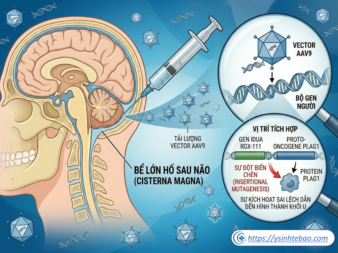 Ca lâm sàng hiếm gặp về vector chuyển gen trực tiếp gây nên u não ở bệnh nhân: Sự cân bằng giữa lợi ích và tính an toàn khi ứng dụng liệu pháp gen