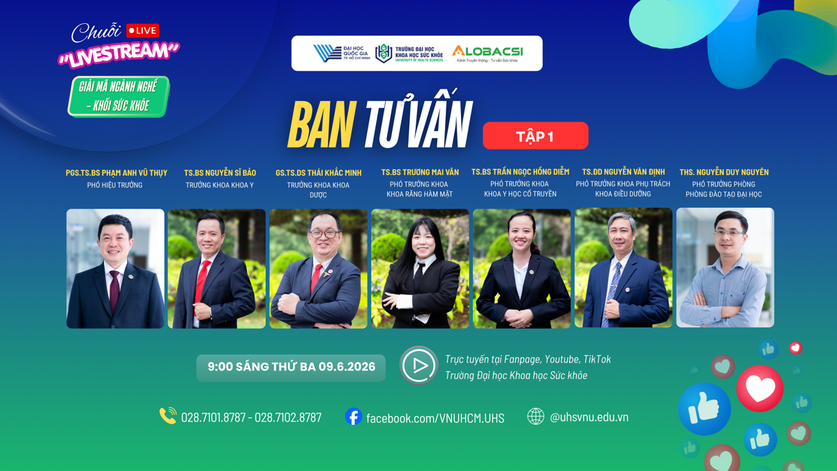 Đón xem livestream: Giải mã cánh cửa vào ngành Y và khối ngành sức khỏe năm 2026