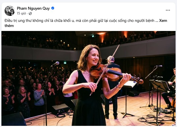 Điều trị ung thư không chỉ là chữa khối u, mà còn phải giữ lại cuộc sống cho người bệnh 