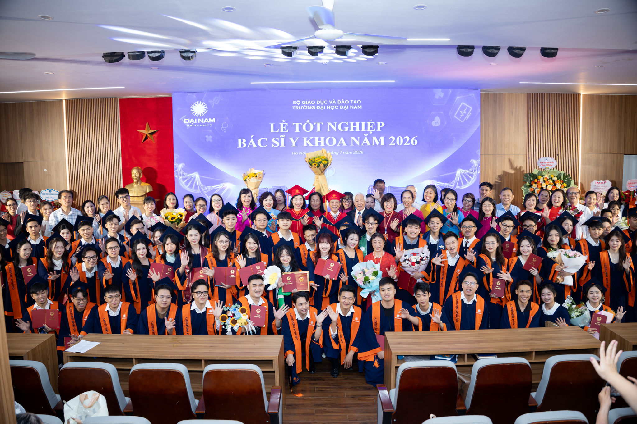 83 bác sĩ khóa đầu tiên của Đại học Đại Nam tốt nghiệp sau 6 năm đào tạo