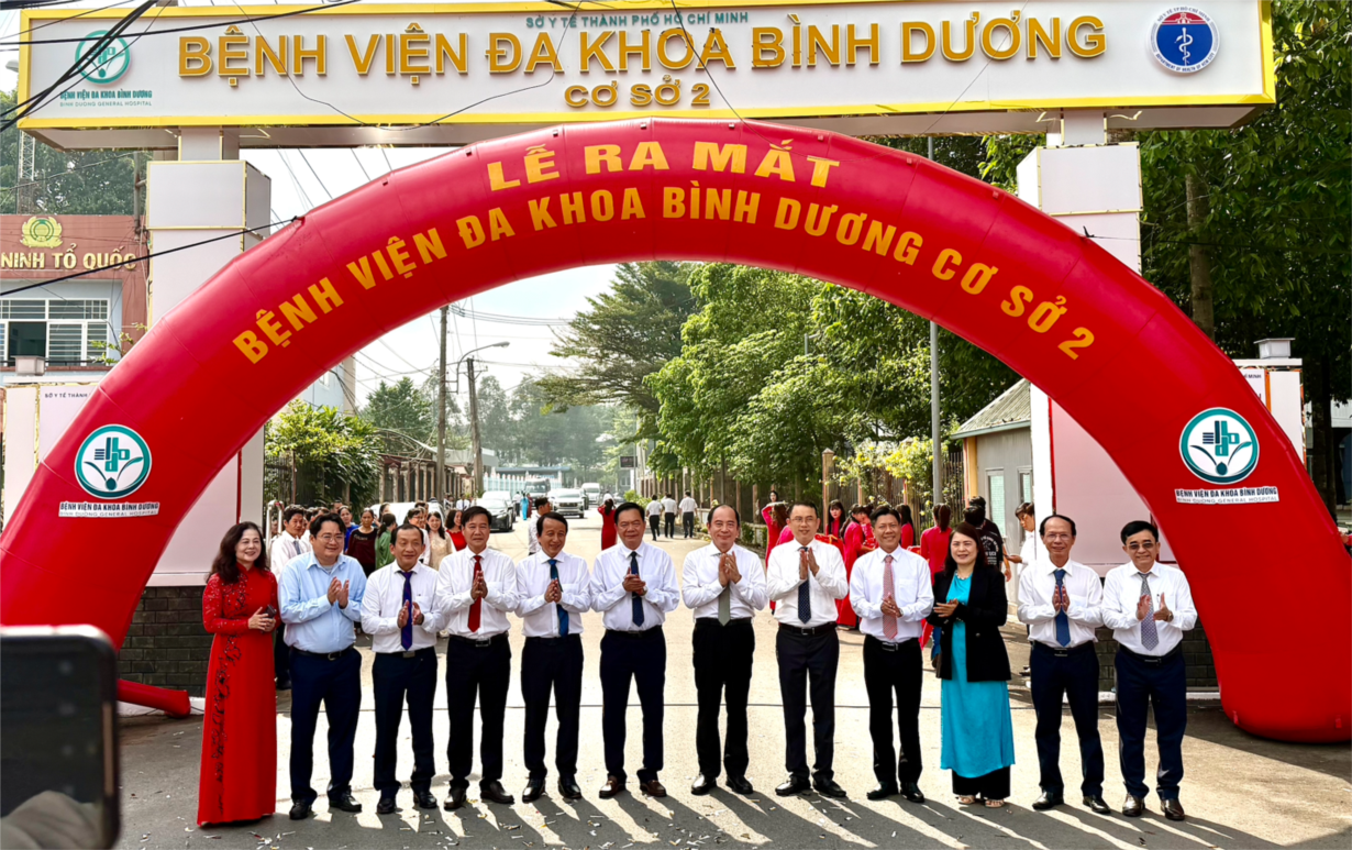 Trung tâm Y tế khu vực Bắc Tân Uyên chính thức trở thành Cơ sở 2 của Bệnh viện Đa khoa Bình Dương