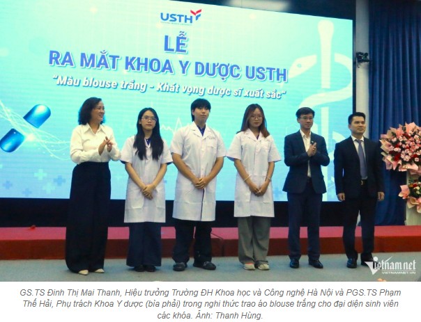 Trường Đại học Khoa học và Công nghệ Hà Nội ra mắt khoa Y Dược